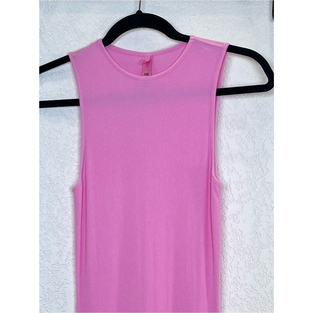 SKIMS Soft Lounge Sleeveless Long Dress in Cotton Candy size Medium - Picture 4 of 12